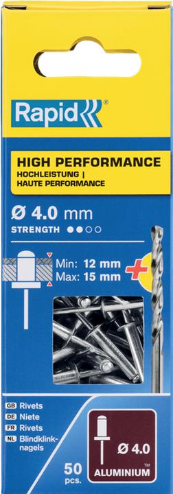 Actual product image Rapid Universal blind rivet Ø 4.0 x 18 mm
