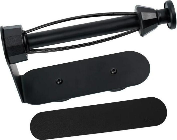 Silwy Magnet-Toilettenpapierhalter inkl. Metall-Leiste Schwarz