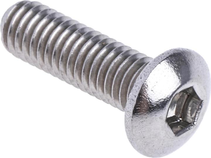 Produktbild RS PRO Schrauben Linsenkopf A2 ISO7380 M3x10mm