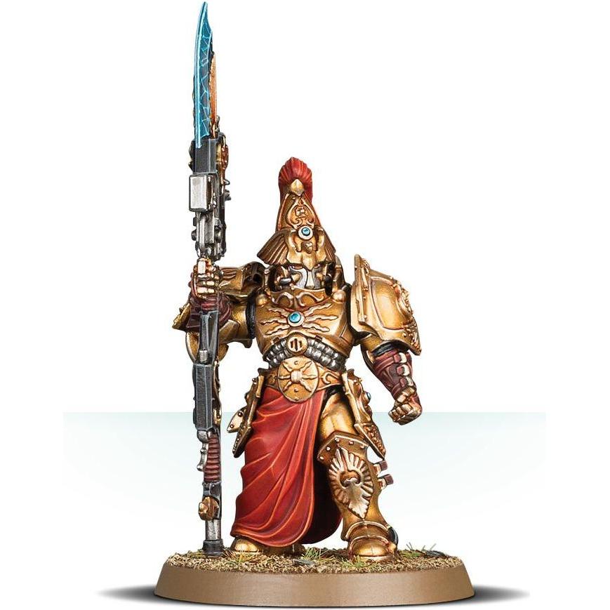 Thumbnail - Games Workshop Custodian Wardens - Vexilus Praetor - Shield-Captain