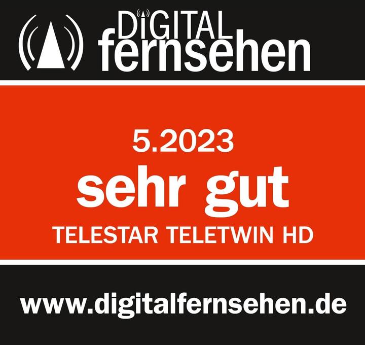 Immagine prodotto Telestar Teletwin HD (DVB-S, DVB-S2, 2x DVB-S2 (Doppio), Doppio DVB-S2)