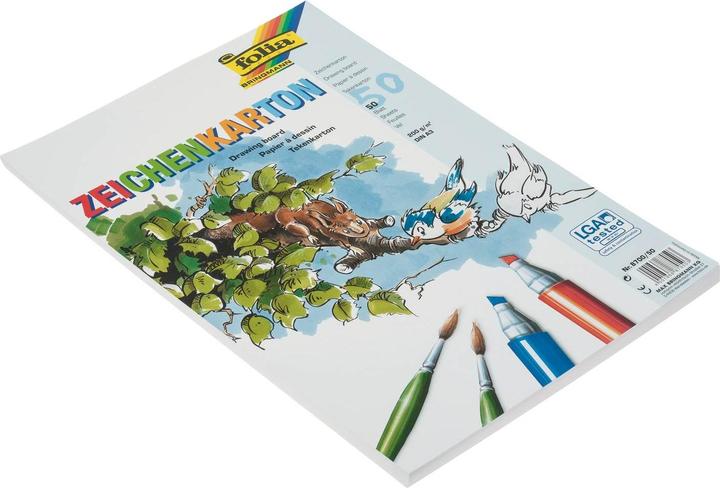 Image du produit Folia Carton à dessin 200g/m², DIN A3 (200 g/m²)