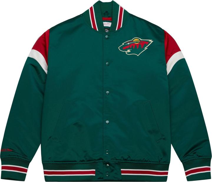 Produktbild Mitchell & Ness M&N Heavyweight Satin Jacke NHL Minnesota Wild - L (L)