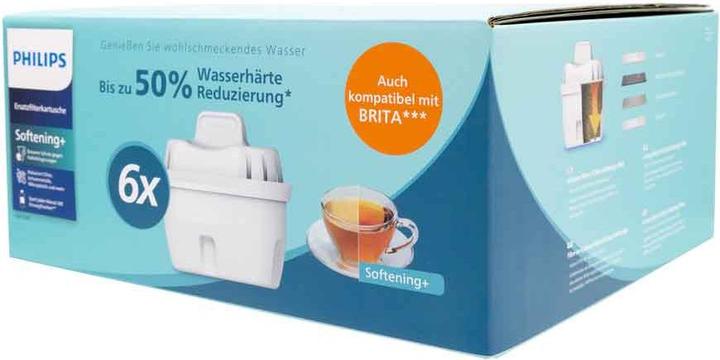 Actual product image Philips AWP230P6/31 water filter cartridges Softening+ 6-pack (6 x)