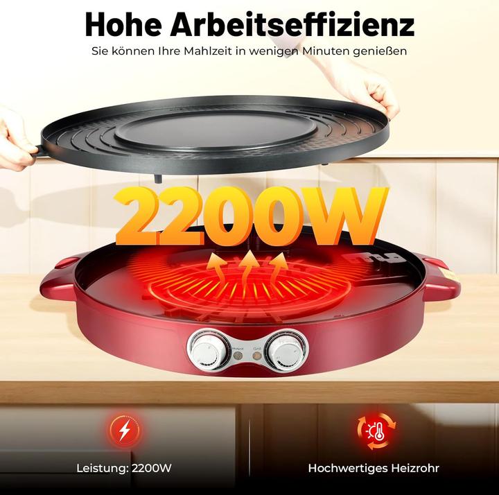 Image du produit Charocean Elektrischer Hot Pot & Grill 2-in-1