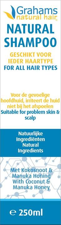 Actual product image Grahams Natural Shampoo (250 ml, Liquid shampoo)