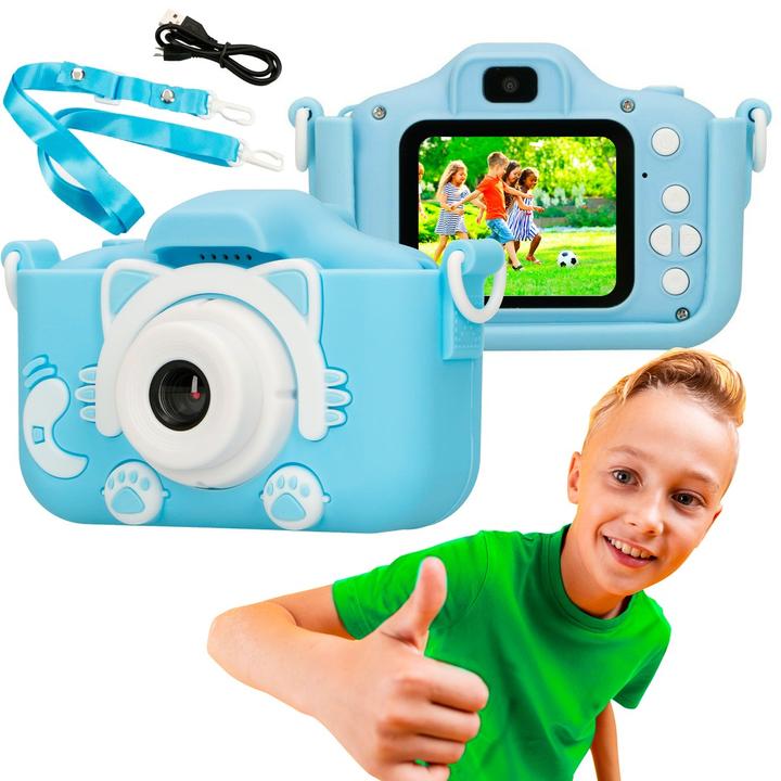 Xinjia Extralink Kindercamera H27 Dual Blauw