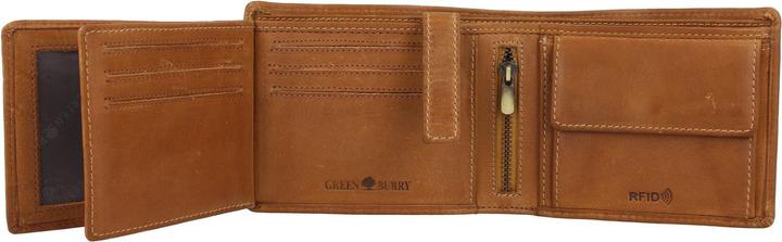 Immagine prodotto Greenburry Portafoglio Tornado con protezione RFID in pelle 12 cm