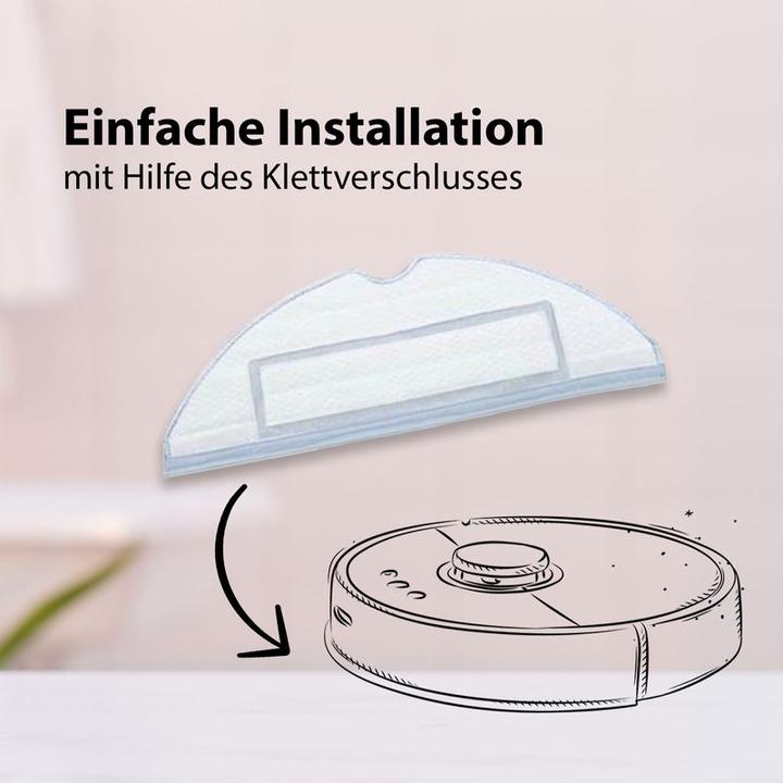 Image du produit Hermex Alternative Wischtücher für Roborock S7 series Mop Aufsatz 2er Pack