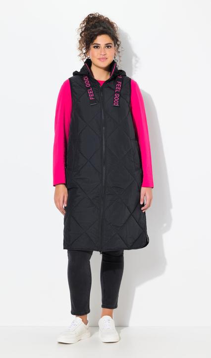 Actual product image Ulla Popken Quilted Statement Tie Vest (46, 48)