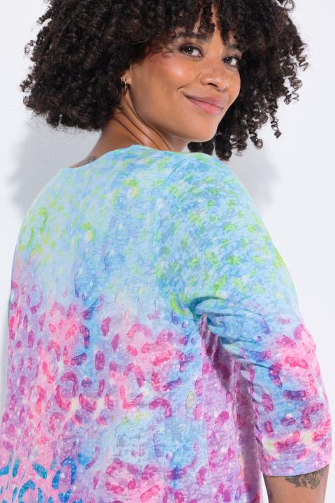 Produktbild Angel of Style T-Shirt, Komfort Fit, Regenbogen Leo, Kussmünder (54)