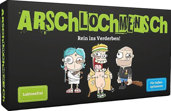 Actual product image Kampfhummel Asshole man (German, 3 - 6 Players)