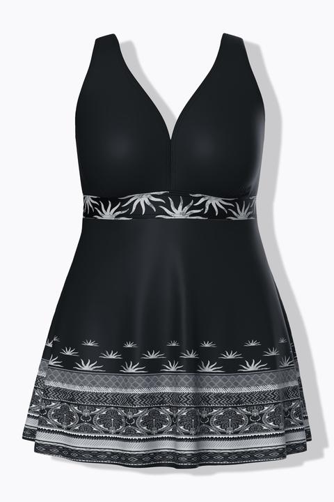 Produktbild Ulla Popken Badekleid, Sonnen, Softcups, recycelt (46)