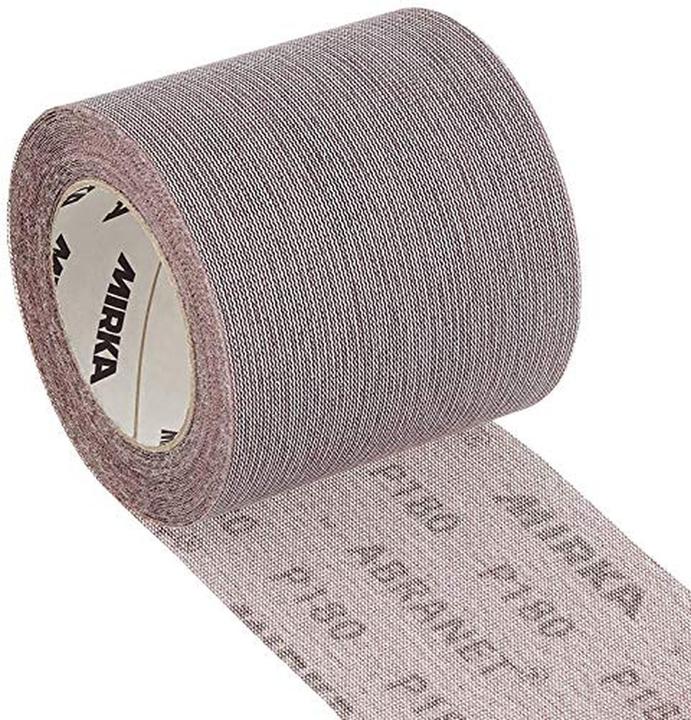 Image du produit Mirka ABRANET Rouleau de papier abrasif 115 mm x 10 m P180 Klett (545BY001183R) (180)