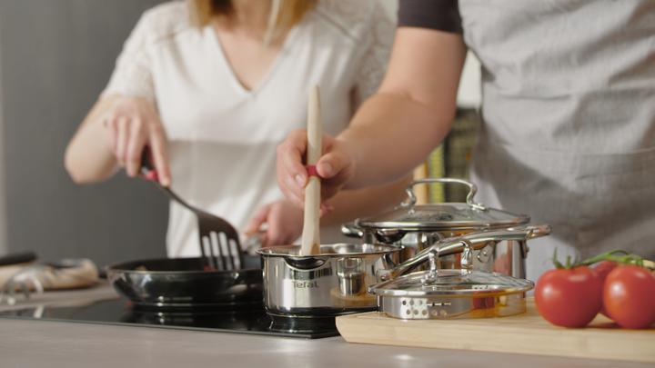Actual product image Tefal Duetto+ (24 cm, Pot, Stainless steel)