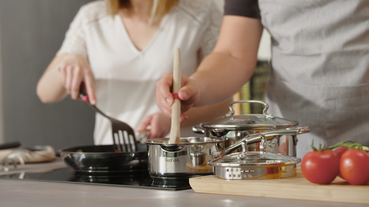 Actual product image Tefal Duetto+ (24 cm, Pot, Stainless steel)