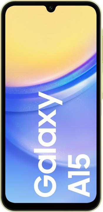 Produktbild Samsung Galaxy A15 (128 GB, Yellow, 6.50", Hybrid Dual SIM, 4G)
