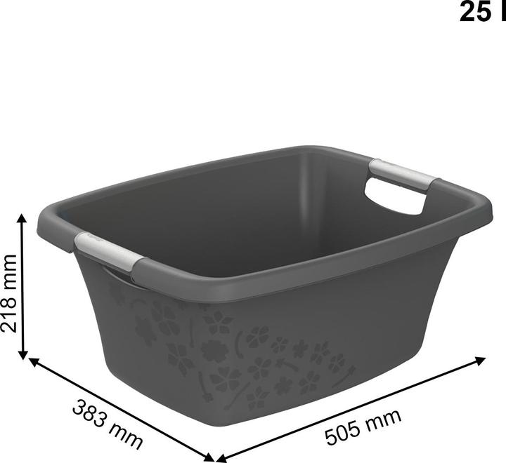 Image du produit Rotho FLOWERS Bac à linge (25 l)