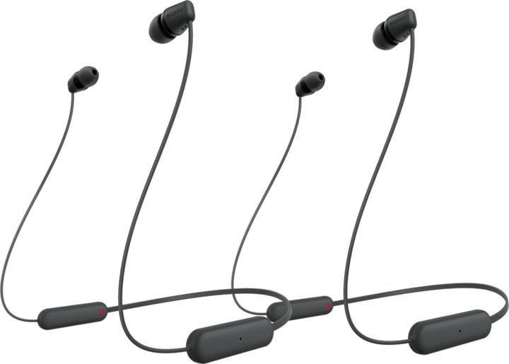 Produktbild Sony WI-C100 Black Duopack (Kabellos)