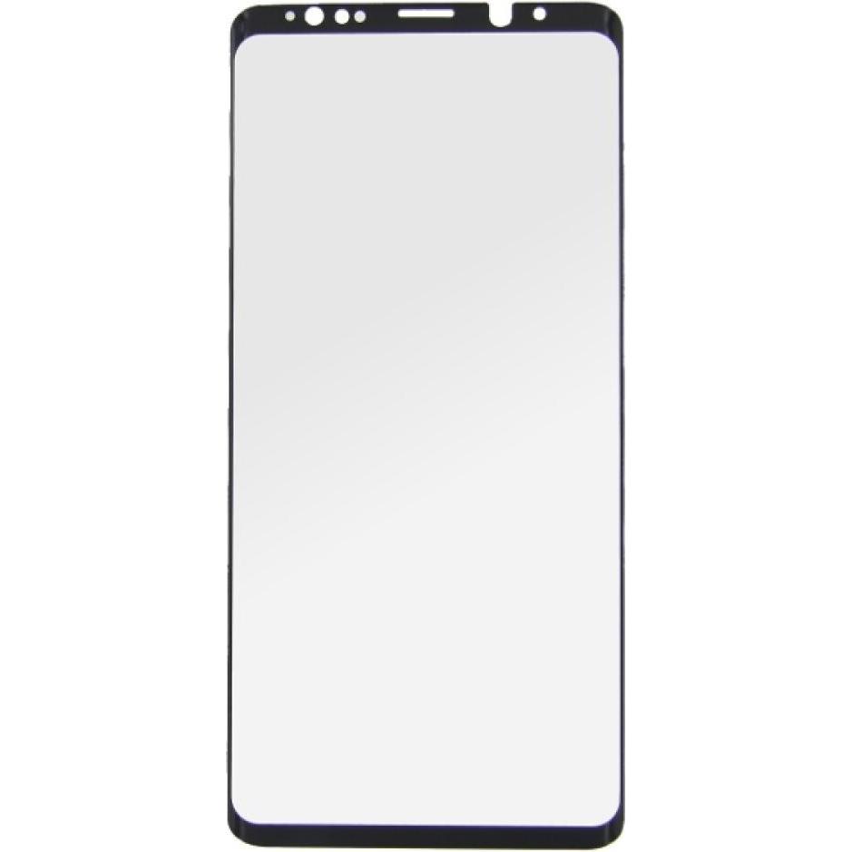 Okmore Custodia in vetro temperato 3D Case Friendly per Galaxy Note 9 (1 pz., Samsung Galaxy Note 9), Pellicola protettiva smartphone