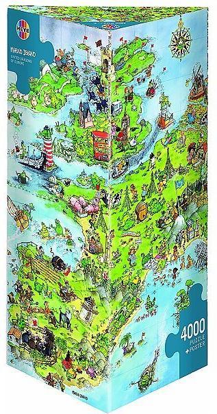 Image du produit Heye Marino Degano: United Dragons of Europe - Triangel (4000 pièces)