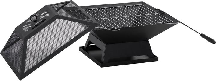 Produktbild Outsunny Feuerstelle mit Grillrost (45 cm)