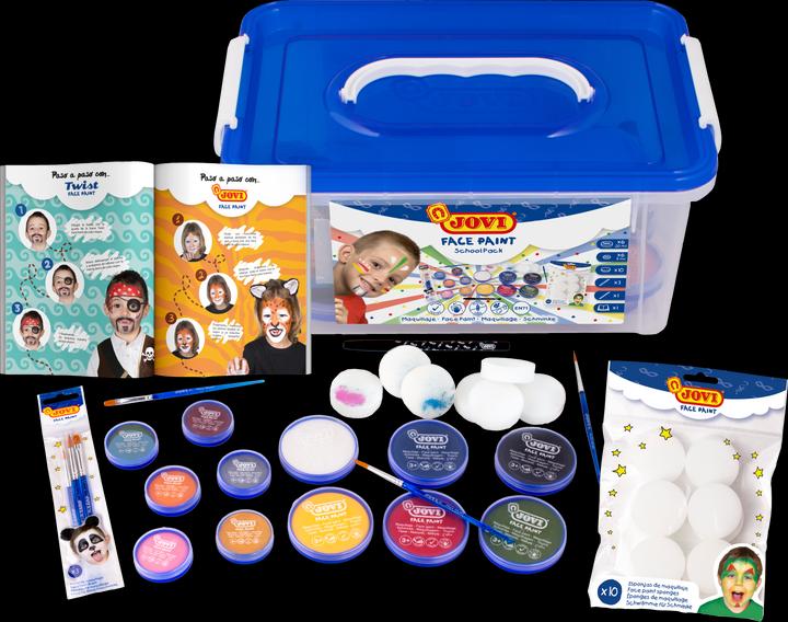 Actual product image Jovi Carnival make-up, complete make-up set 28 pieces