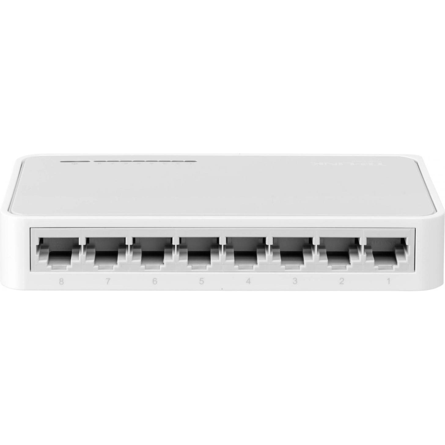TP-Link Tl-Sf1008d (8 Ports), Netzwerk Switch, Weiss