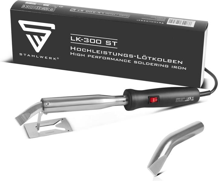 Actual product image Stahlwerk high-performance soldering iron with 300 watts and up to 500 °C including replacement tip