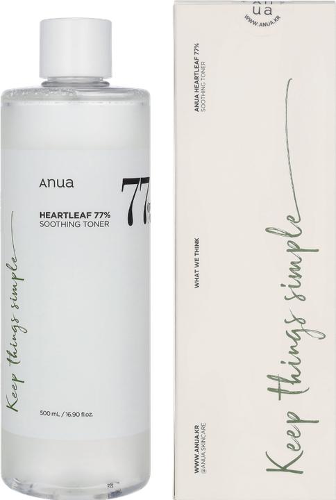 Actual product image NoName Heartleaf 77% Soothing Toner 500 ml (Face toner, 500 ml)