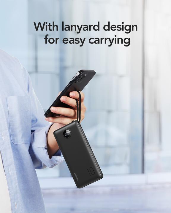 Immagine prodotto Veger C20 Powerbank con cavo - 20'000mAh (20000 mAh, 10 W, 77 Wh)