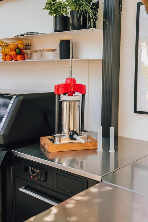 Image du produit F. Dick HTW Remplisseur de saucisses de table de boucherie maison 3 litres/5 lb (pour les cuisiniers