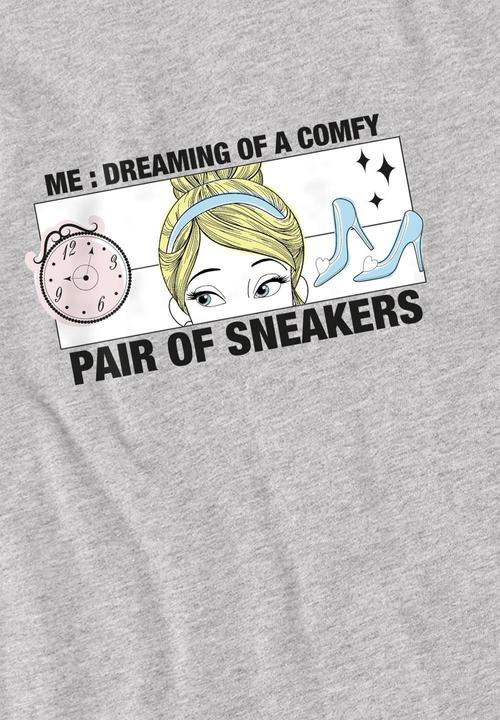 Produktbild Cinderella Dreaming Of Comfy Sneakers TShirt (104)