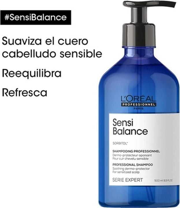 Image du produit L'Oréal Professionnel Shampooing Sensi Balance Scalp Care (Shampoing liquide, 500 ml)