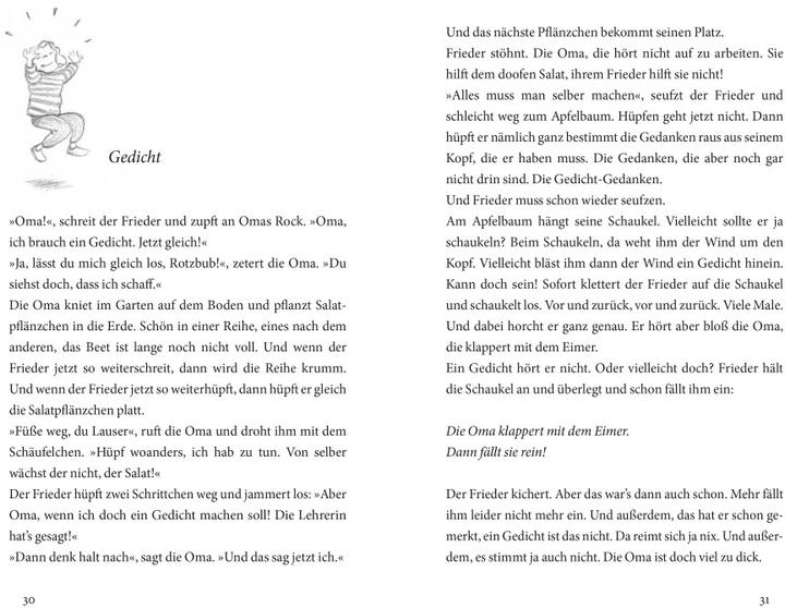 Produktbild »Super«, schreit der Frieder, und die Oma kichert wieder (Deutsch, Gudrun Mebs, 2018)