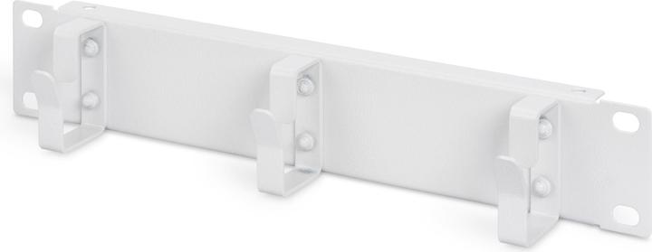 Digitus 10 inch cable management panel 1U 3 rings colour grey RAL 7035