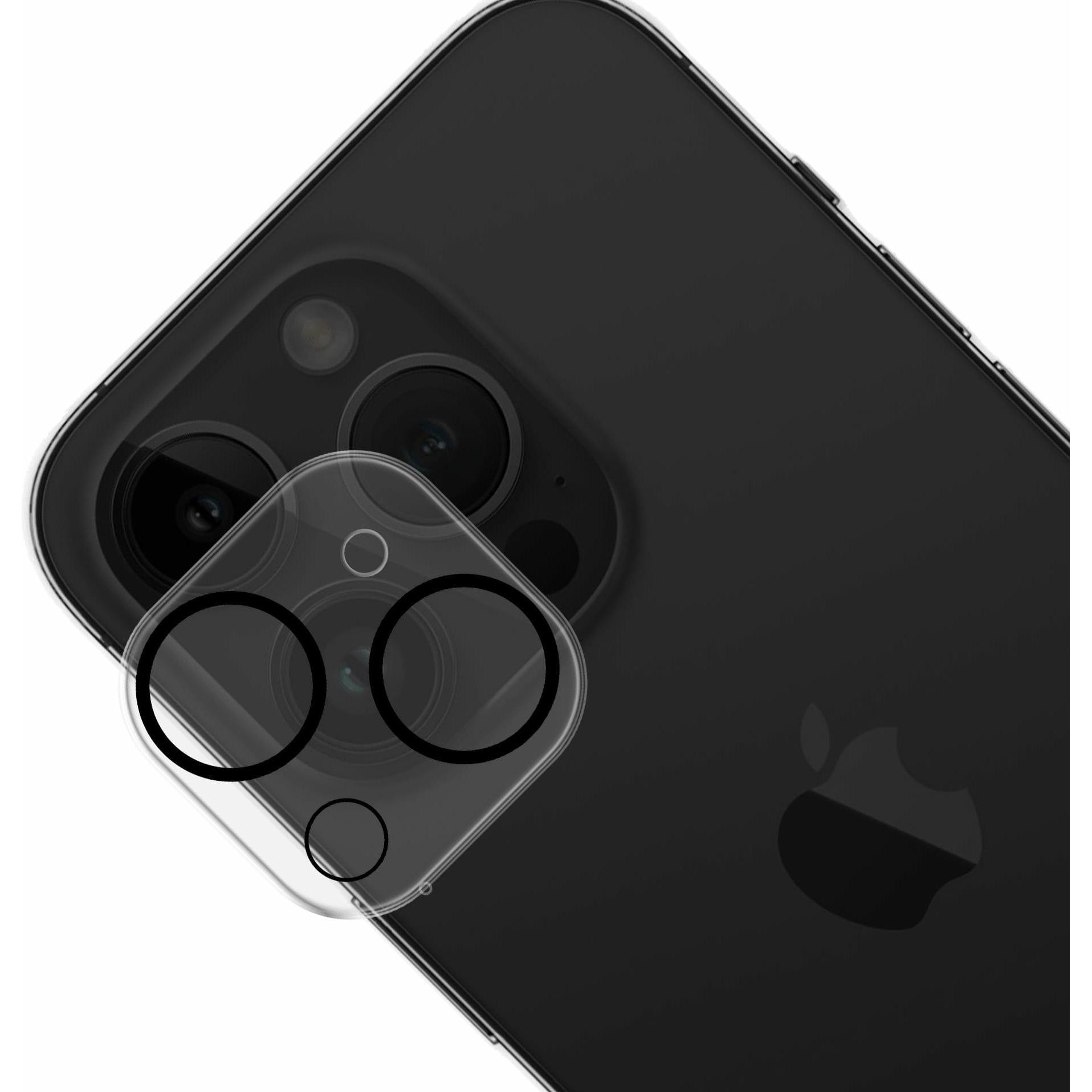 Thumbnail - 3MK Lens Pro Full Cover iPhone 15/15 Plus Szkło hartowane na obiektyw aparatu z ramką montażową 1szt (1 Stück, Apple iPh...