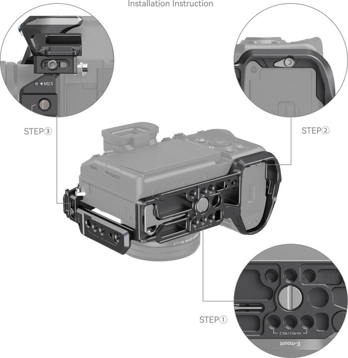 Produktbild SmallRig Rhinoceros Cage Kit for Sony Alpha 7R V / Alpha 7 IV / Alpha 7S III (Cage)
