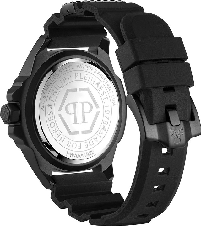 Immagine prodotto Philipp Plein PWAAA1922 Il $kull in fibra di carbonio 44mm 5ATM (Orologio da polso analogico, 44 mm)