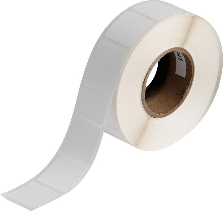 Actual product image Brady BradyJet J2000 pre-cut vinyl labels - 25.40 mm x 25.40 mm (2.54 cm)