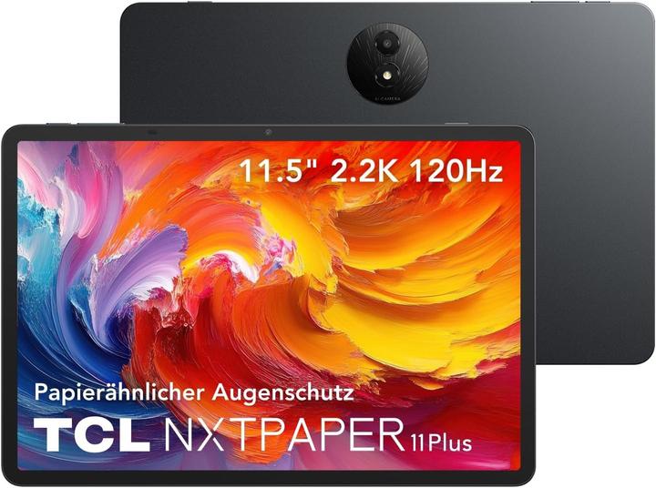Productafbeelding TCL Nxtpaper 11 Plus (Alleen WLAN, 11.50", 256 GB, Siderisch grijs)