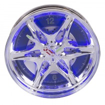 Produktbild Ootb Wanduhr Felgen blauer LED 27cm (27 cm)