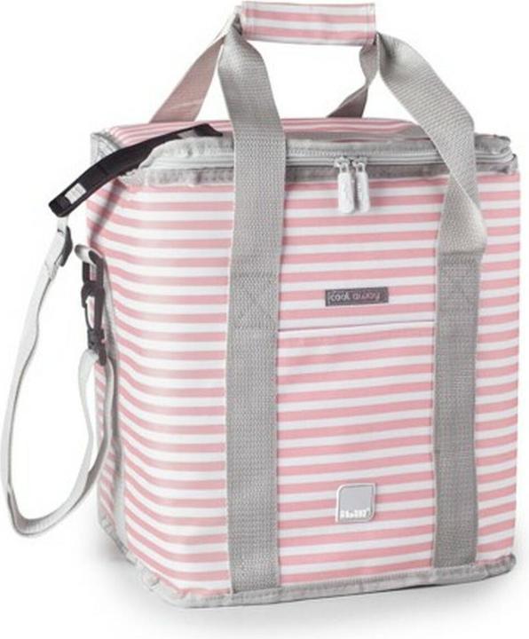 Productafbeelding Ibili Thermotasche rosa Biarritz 27x24x34 cm Ideal für Picknick oder Unterwegs mit gepolstertem Griff