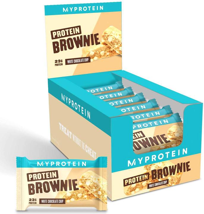 Actual product image MyProtein Protein Brownie (12 x 75g) (White chocolate, 12 pcs., 900 g)