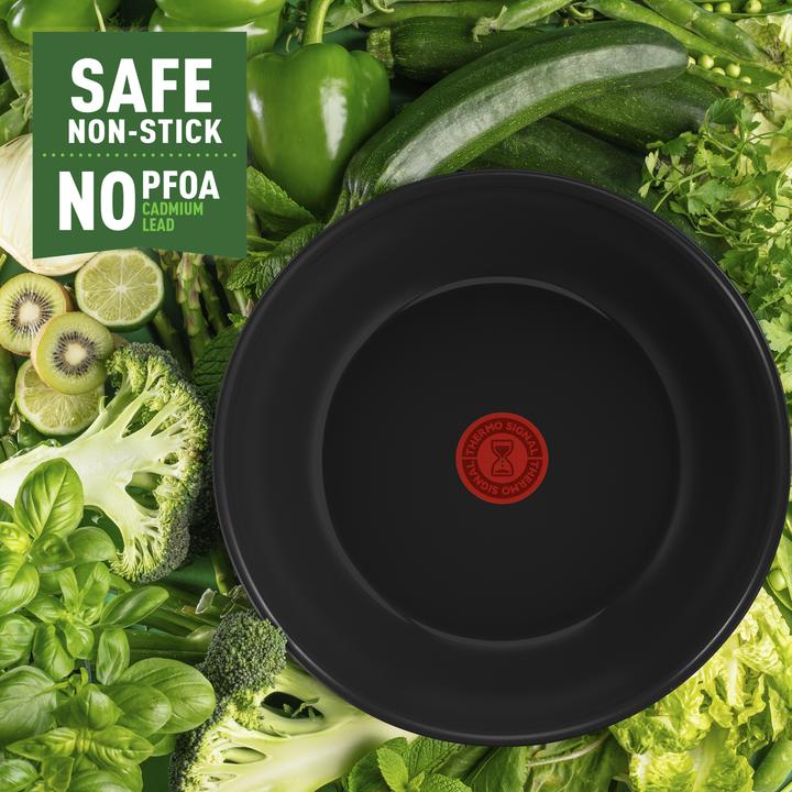 Produktbild Tefal Renew Black Keramische Wokpan - 28 cm - Inductie (Wok Pfanne, Aluminium, 28 x 10.05 cm)
