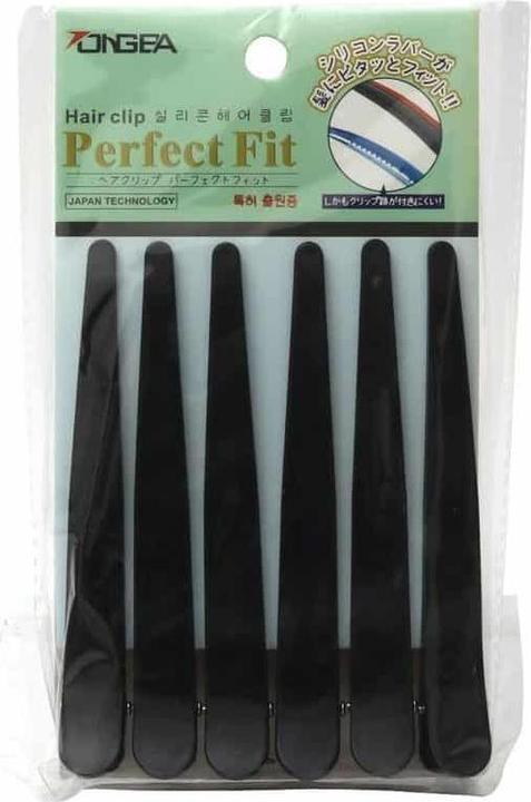 Image du produit Ongea Perfect Haar Klammern 6 Stück (Schwarz) (6 pcs)