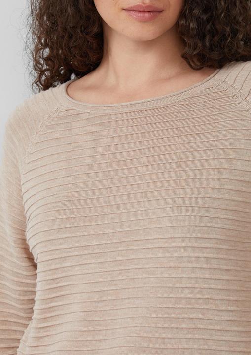 Produktbild S.Oliver Strickpullover Pullover mit Strukturmuster aus Viskosemix (44)