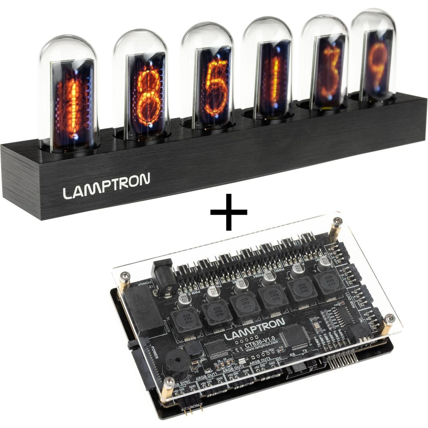 Lamptron CT625 All-In-One Controller, 6x IPS - schwarz (6 Ventilatore), Controller ventole PC, Nero