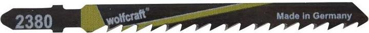 Produktbild wolfcraft 2 Stichsägeblätter HCS L=100mm T-Schaft