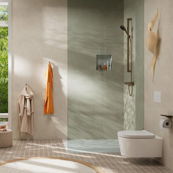 Actual product image hansgrohe Tecturis S single lever shower mixer exposed, 73622